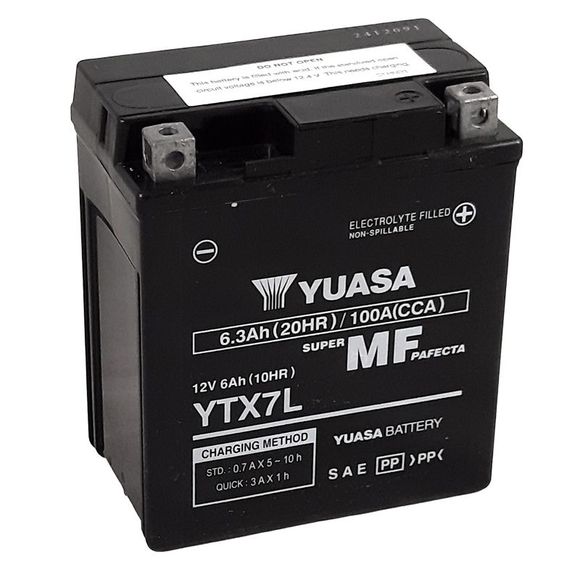 Yuasa YTX7L -Y- Farm Battery Acid Type Maintenance FreeRef: YTX7L -Y-