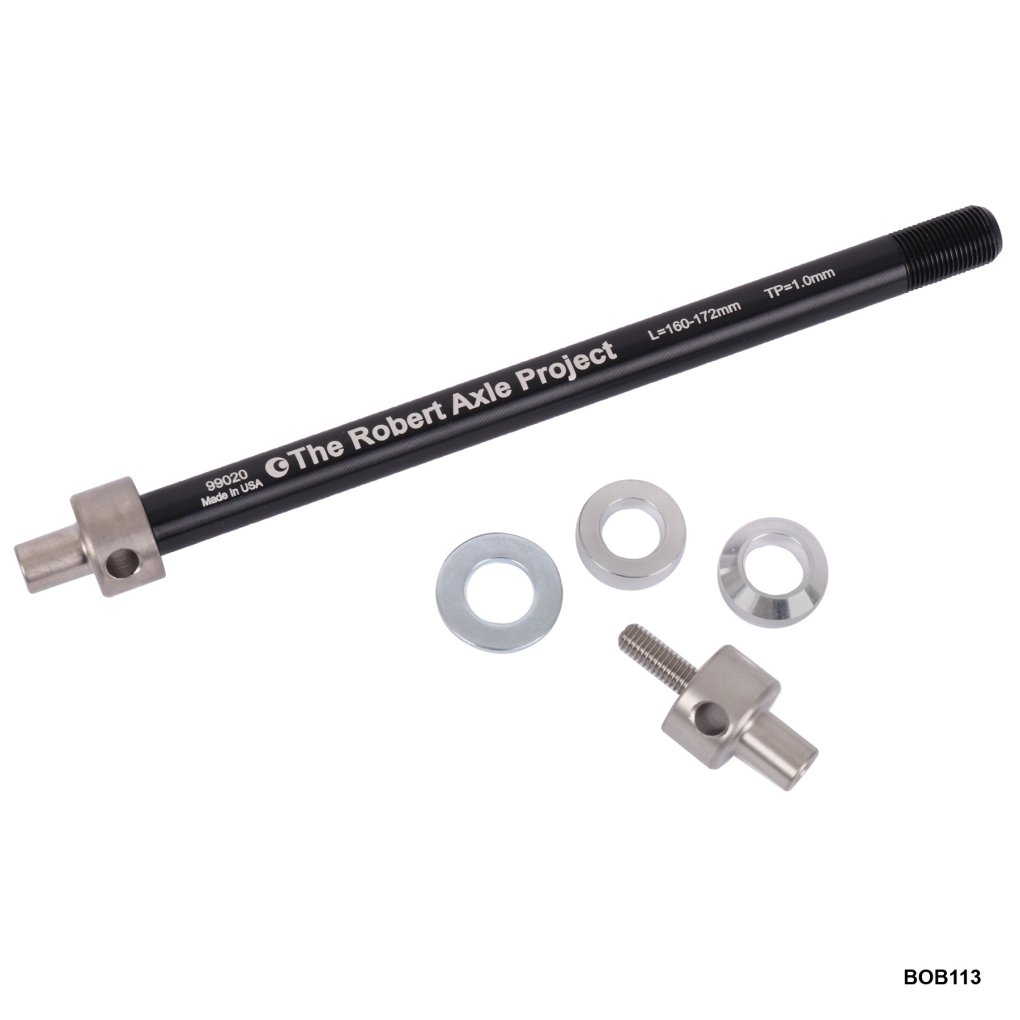 The Robert Axle Project - Thru Axle for BOB Trailers - 12x142mm - M12x1.0 - 152-229mm - BOB113/115/116/117