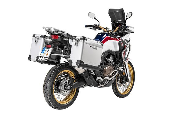 Touratech ZEGA Pro 31/38 suitcase - Gray support included - Gray anodizedRef: Trt01088A / 01-402-6731-0