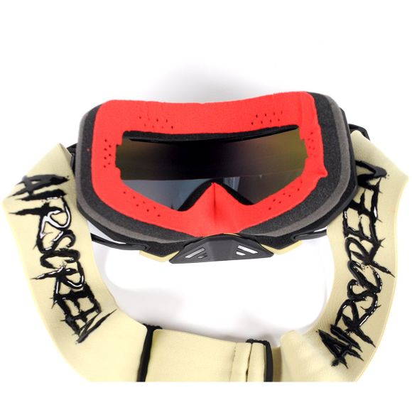 Airscreen Aero 08 EX clear screen cross mask 2026 - Beige / BlackRef: ASM0163 / 001-017-08