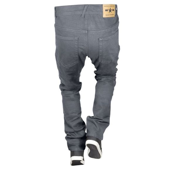 Harisson Clyde Motorcycle Jeans - Straight / Regular - GrayRef: HN0104