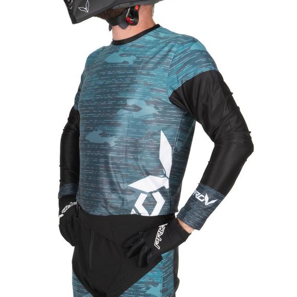 Prov MARTIAN 2026 cross jersey - Green / BlueRef: pov0082-ccatu