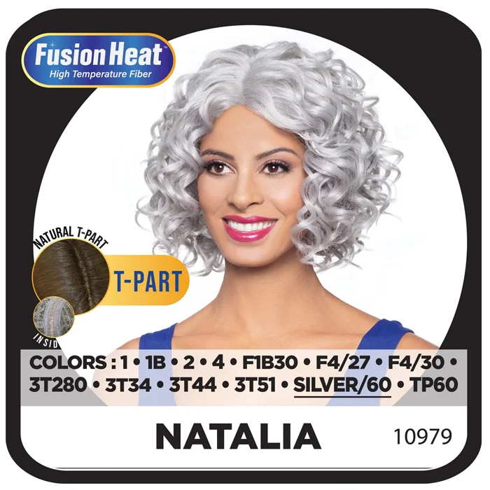 Foxy Silver Natural T-Part Full Wig - NATALIA