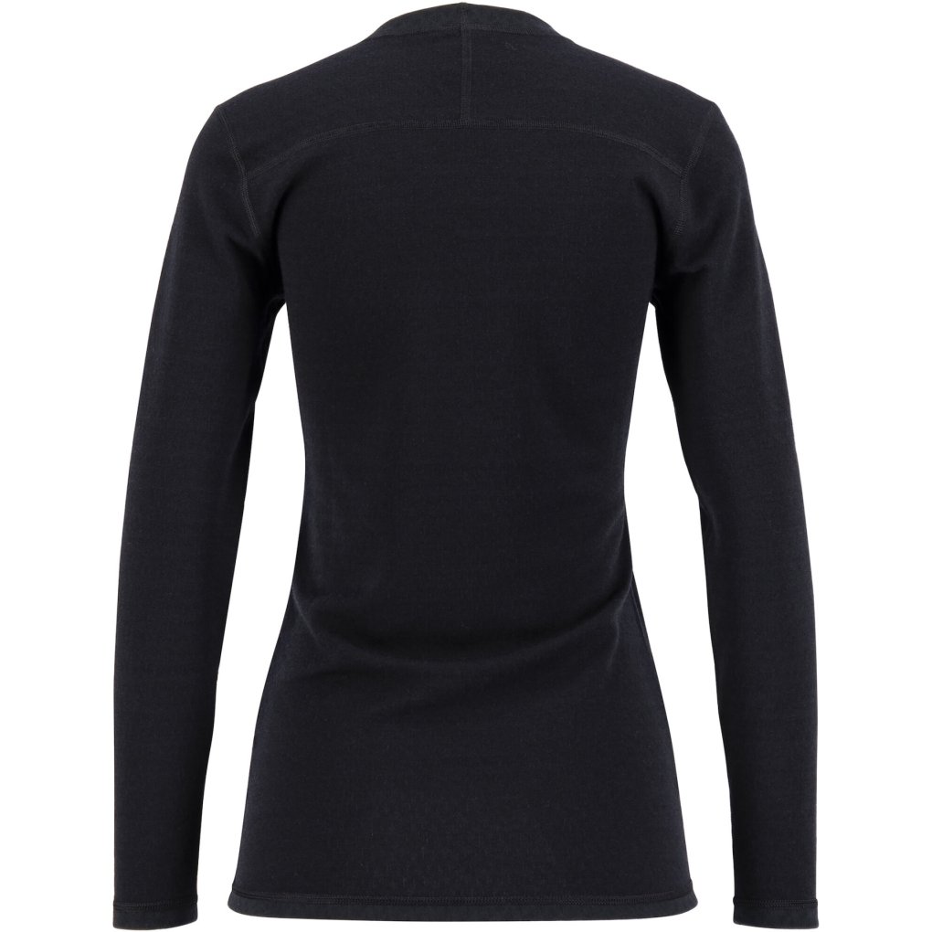 Ulvang Comfort 200 Round Neck Longsleeve Shirt Women - Black/Black