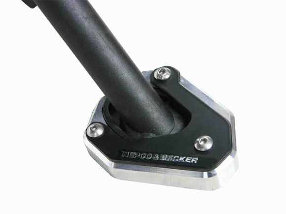 Hepco & Becker side stand extension - black/silverRef: Hbe00554A / 42112537 00 91