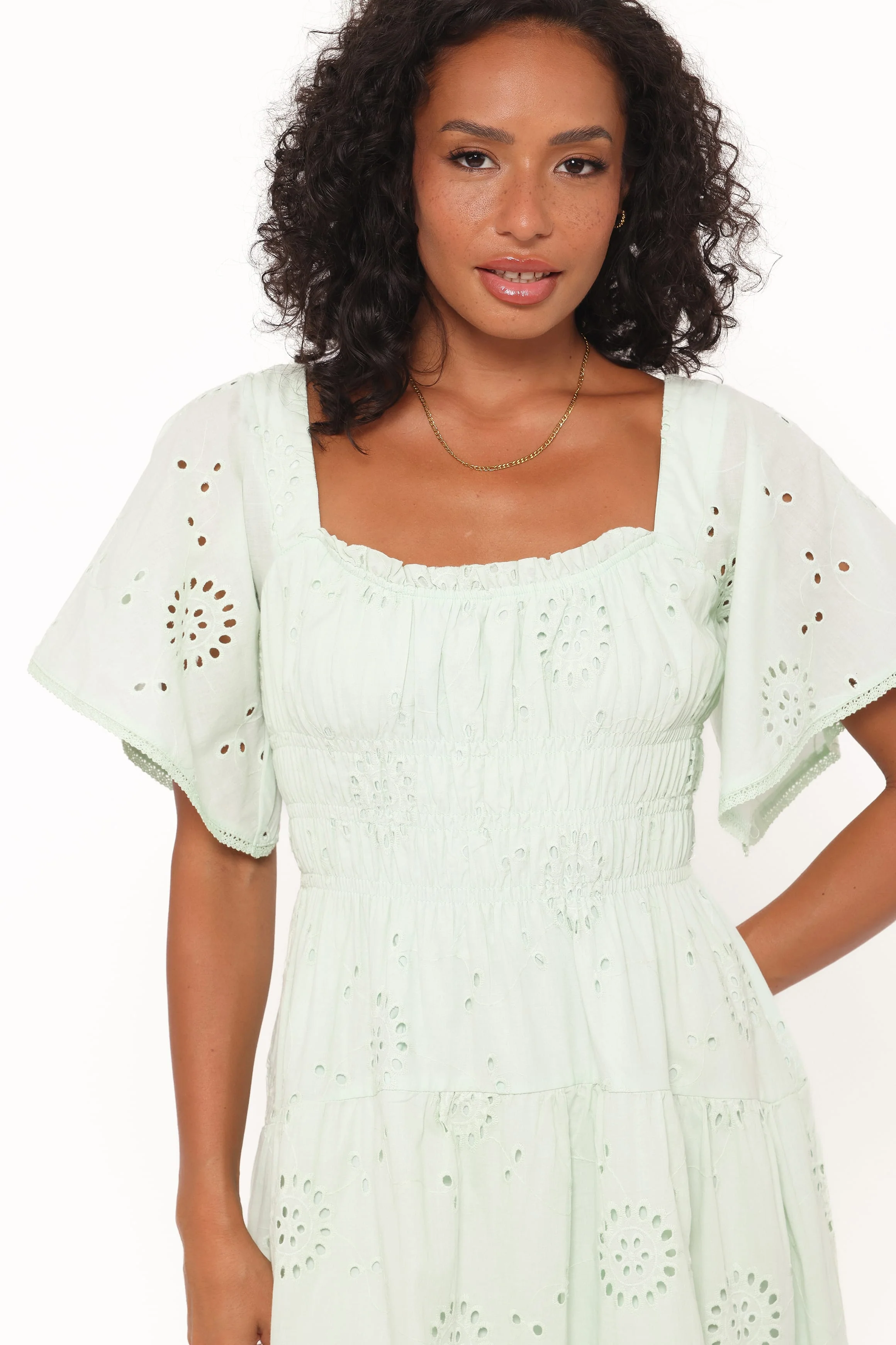 Tierney Midi Dress - Sage Green