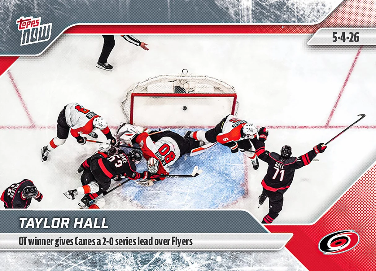 Taylor Hall - 2025-26 NHL Topps NOW® - Sticker # 166 Pack - PR: 150