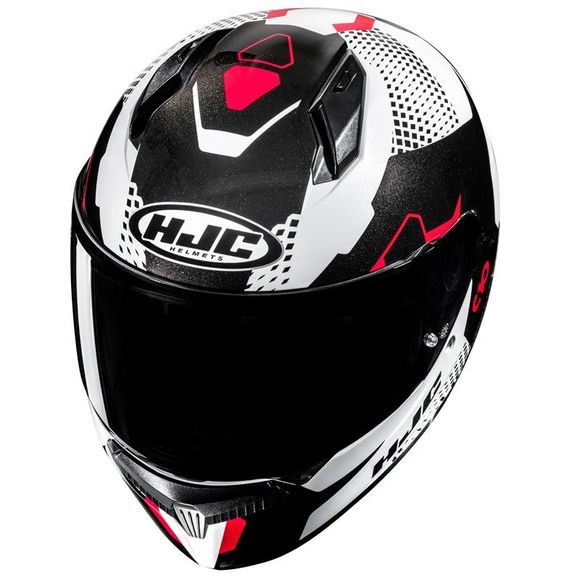 HJC C10 full face helmet - ASPA - Black / RedRef: HJ1291