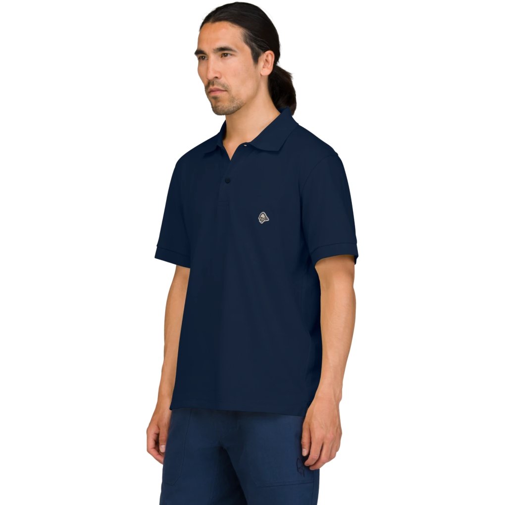 Norrona femund cotton Polo Shirt Men - Navy Blazer