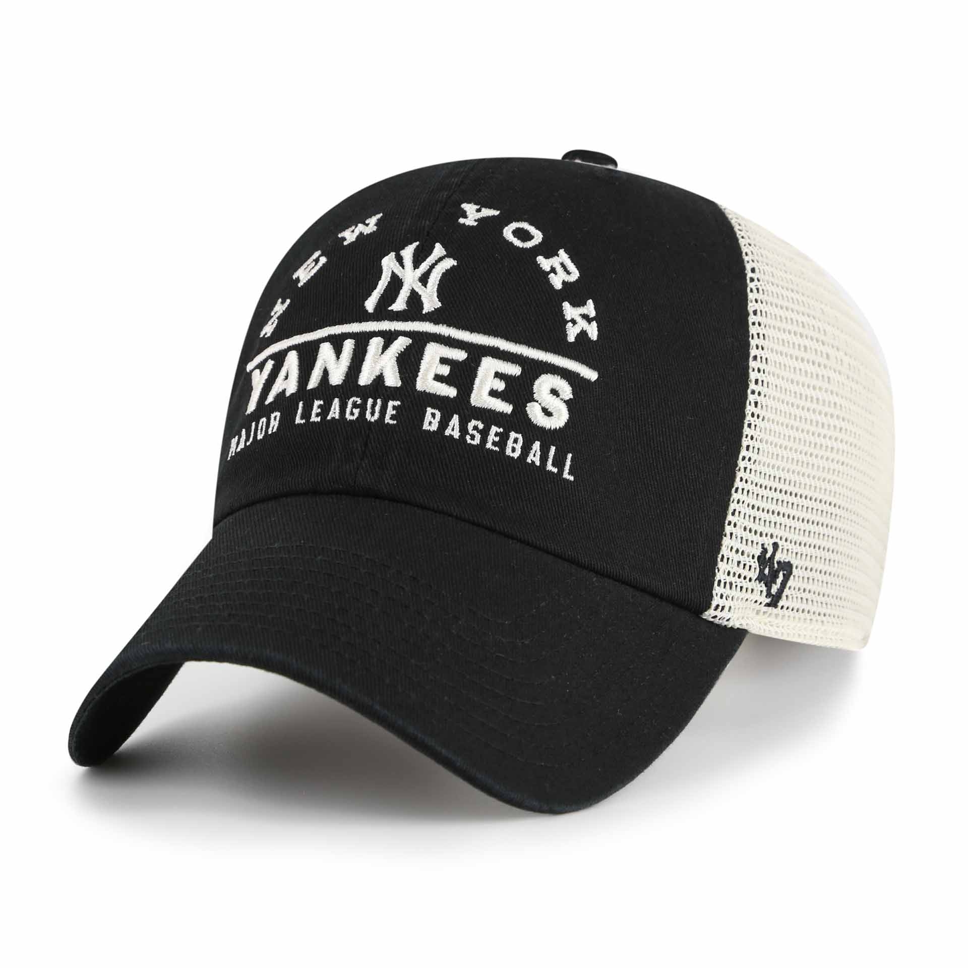 New York Yankees Windham '47 Clean Up Trucker NHL Cap Black
