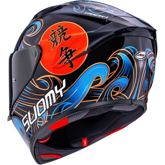 Suomy TRACK-1 Full Face Helmet - WAVES - BlackRef: SU0471