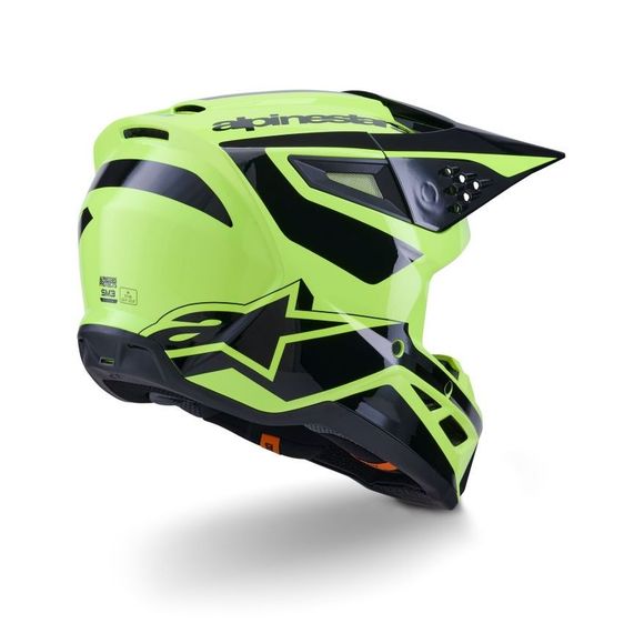 Casque cross Alpinestars S-M3 HEAT 2026 - Jaune / NoirRef : AP3967