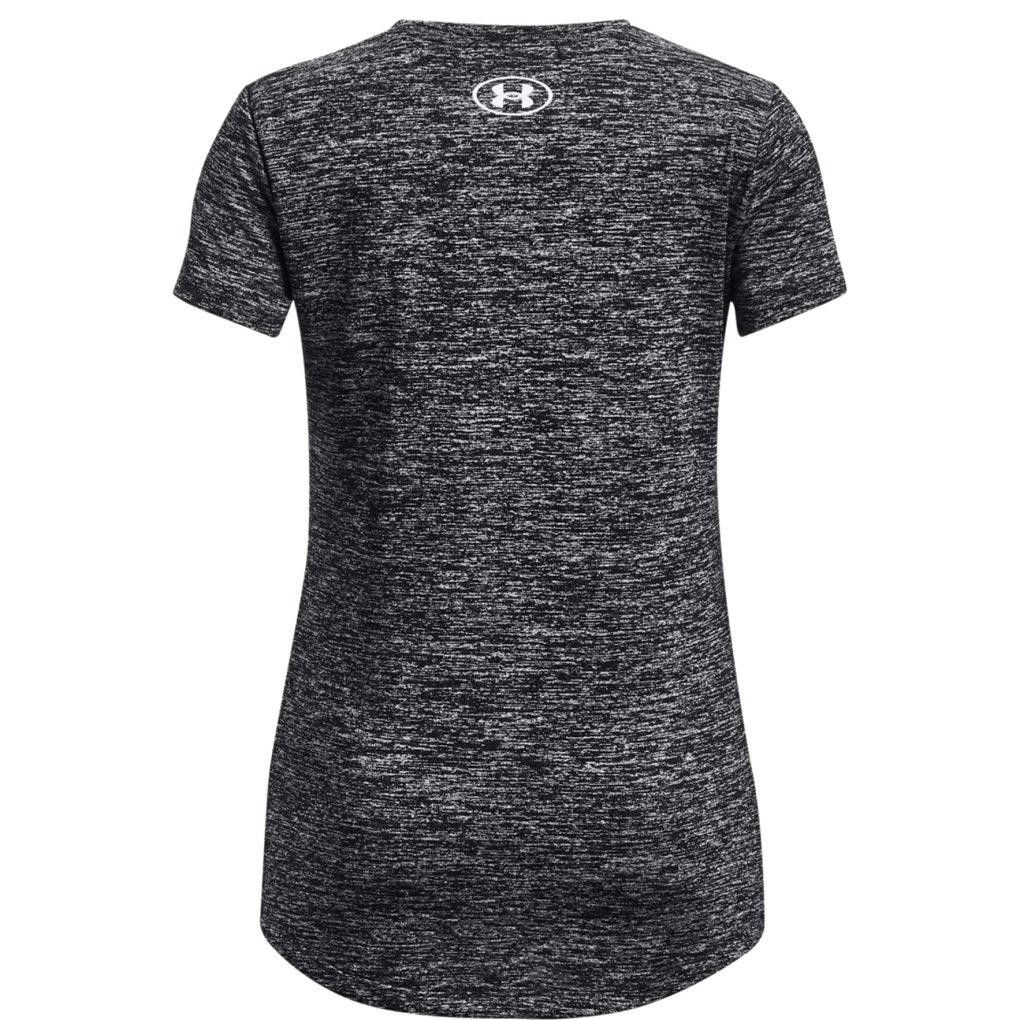 Under Armour UA Tech™ Twist Big Logo Short Sleeve Shirt Girls - Black/White