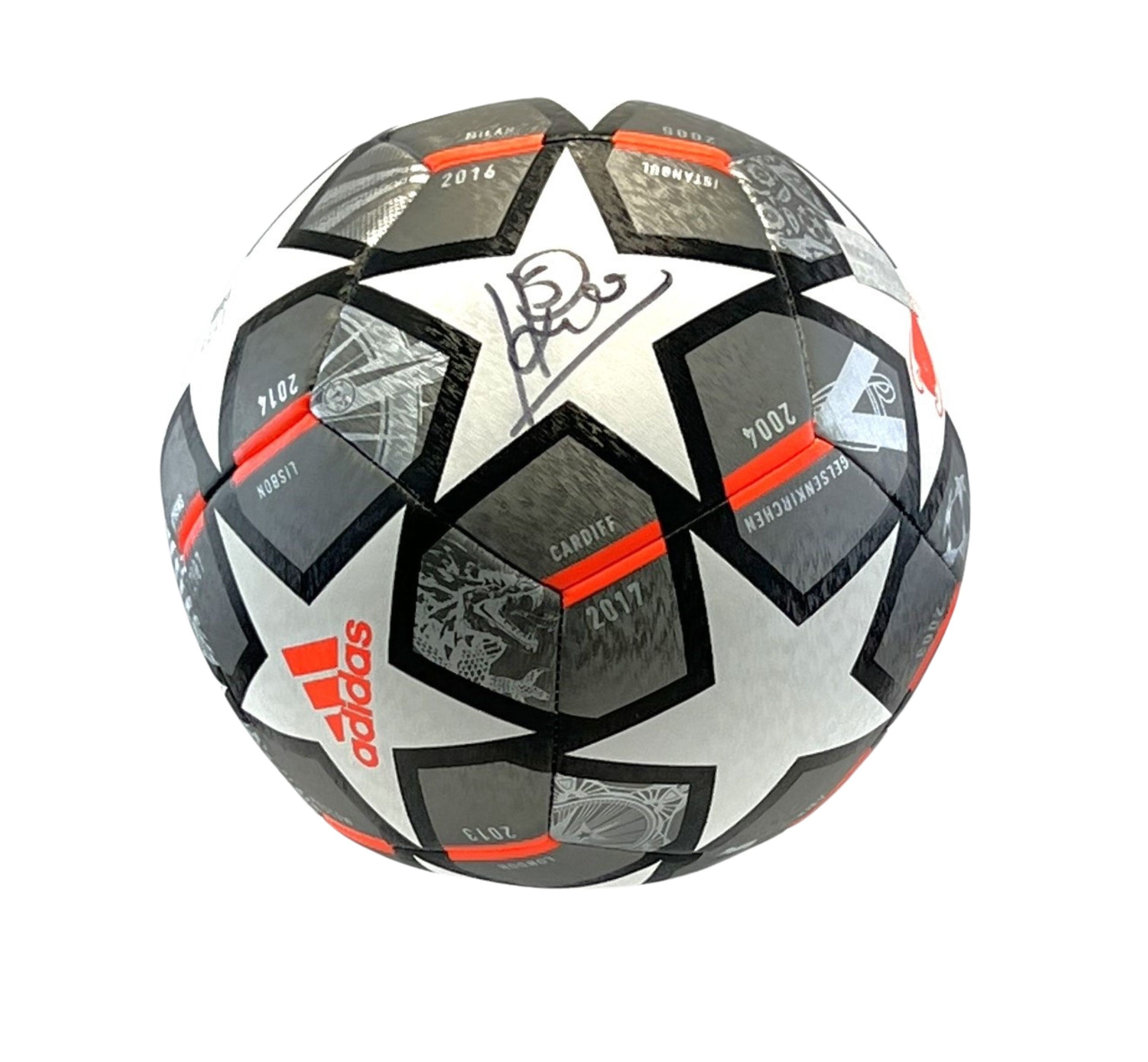 Patrick Kluivert Autographed UEFA Champions League Adidas Football