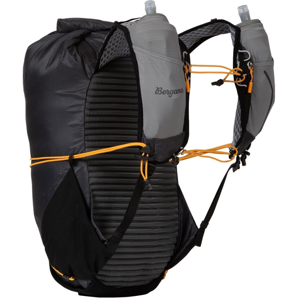 Bergans Y LightLine Fastpack S/M 1-24L - dark shadow grey/mango yellow