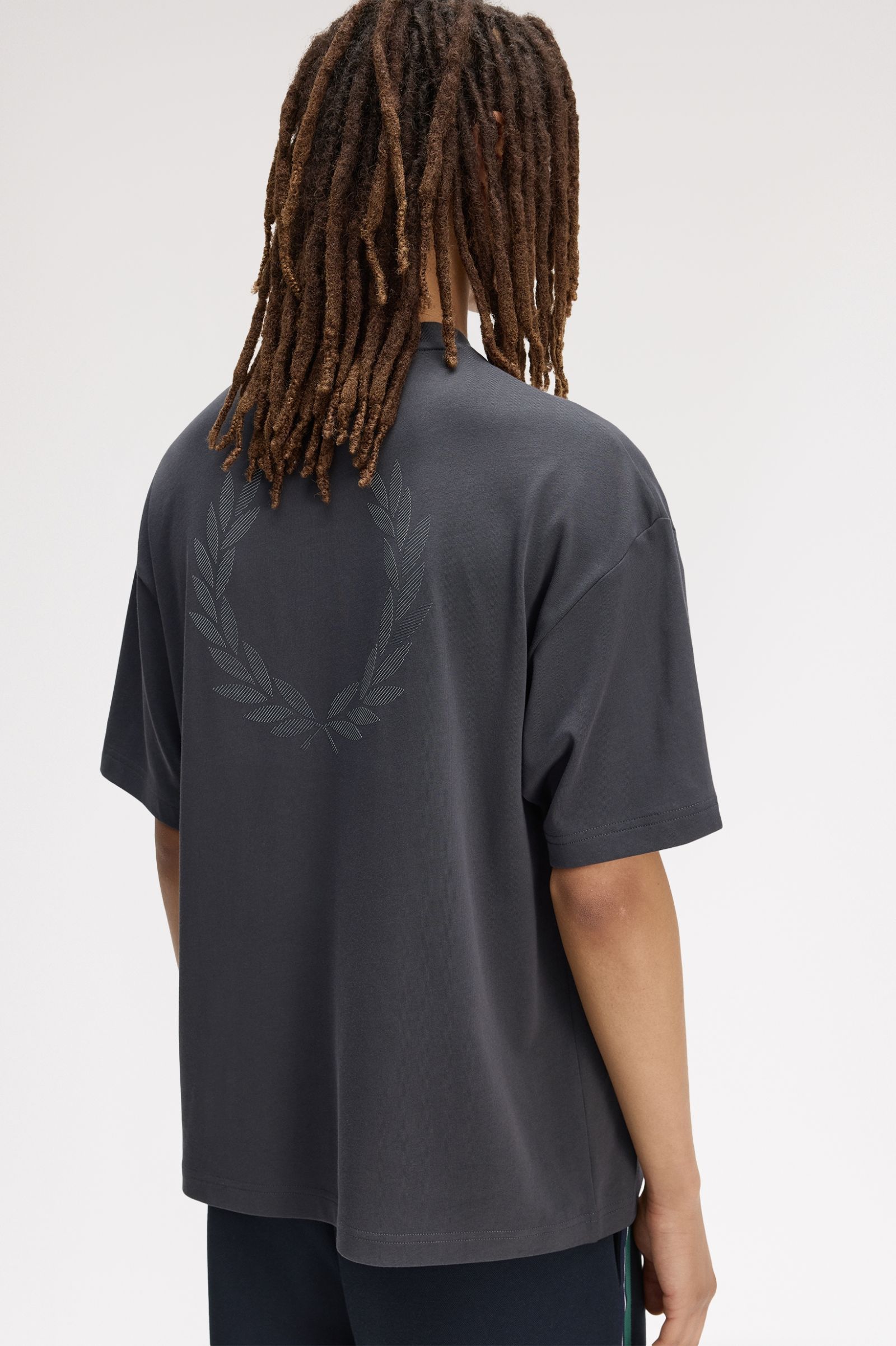 Back Print Laurel Wreath T-Shirt
