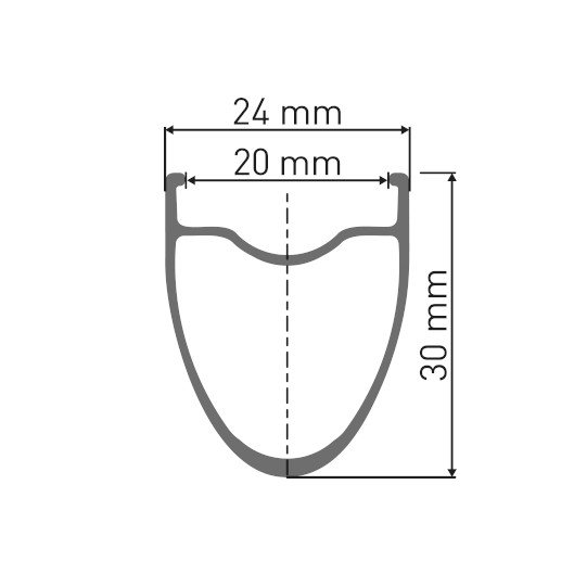 DT Swiss A 1800 SPLINE 30 Front Wheel - 27.5
