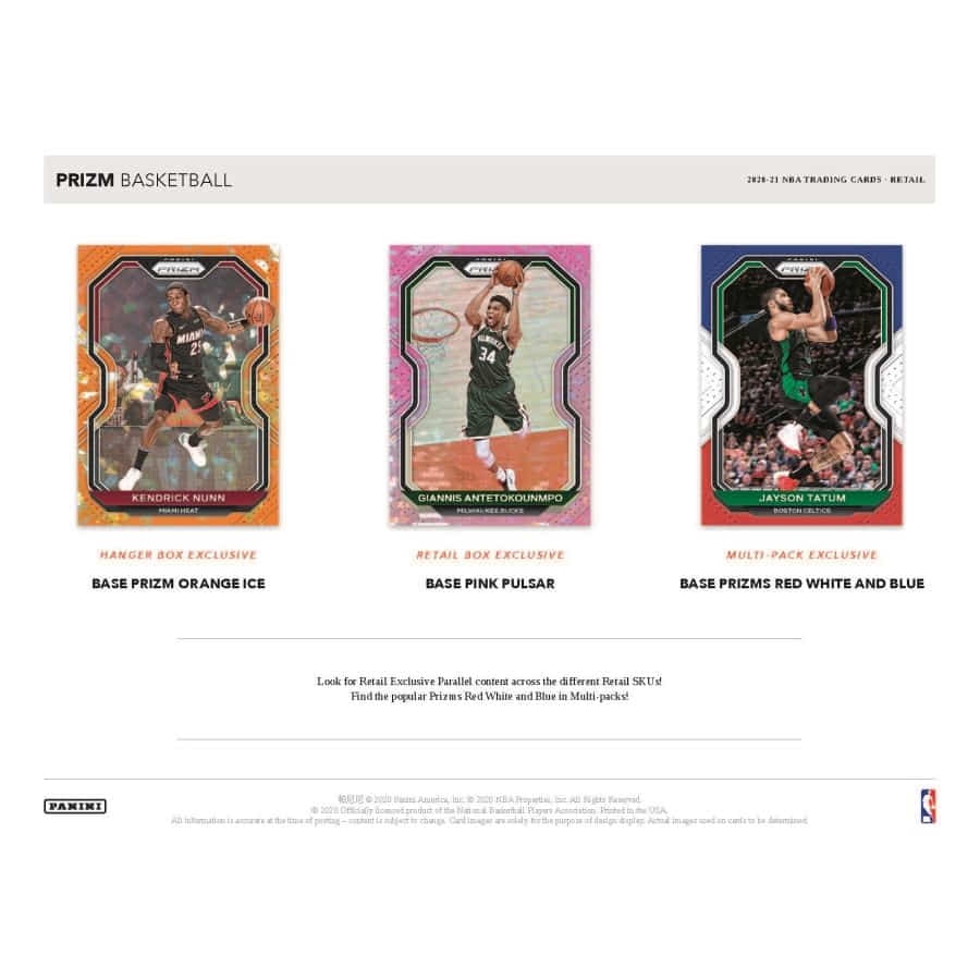 2020/21 Panini Prizm Basketball NBA Retail Box