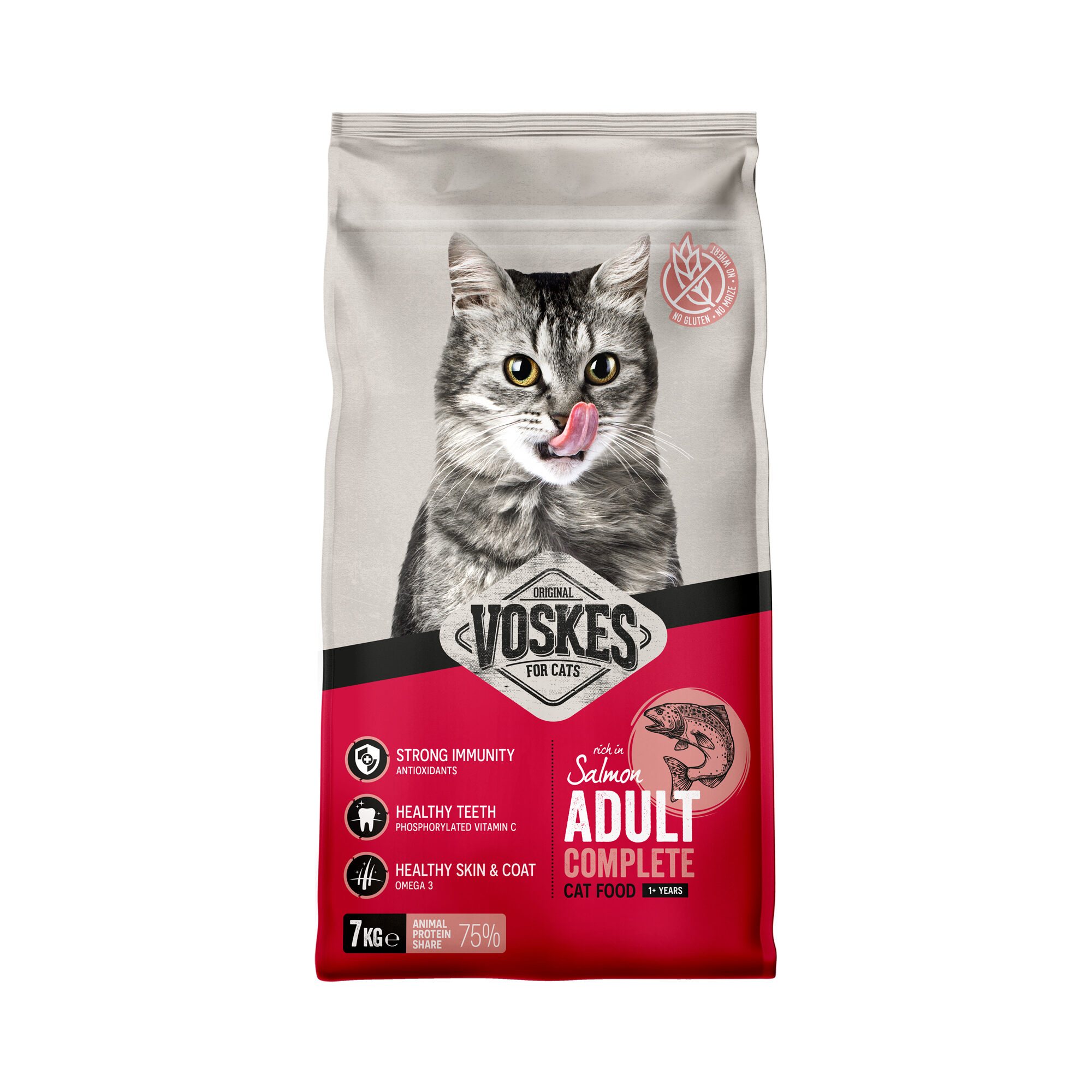 Voskes Adult Cat Food - Salmon - 2kg