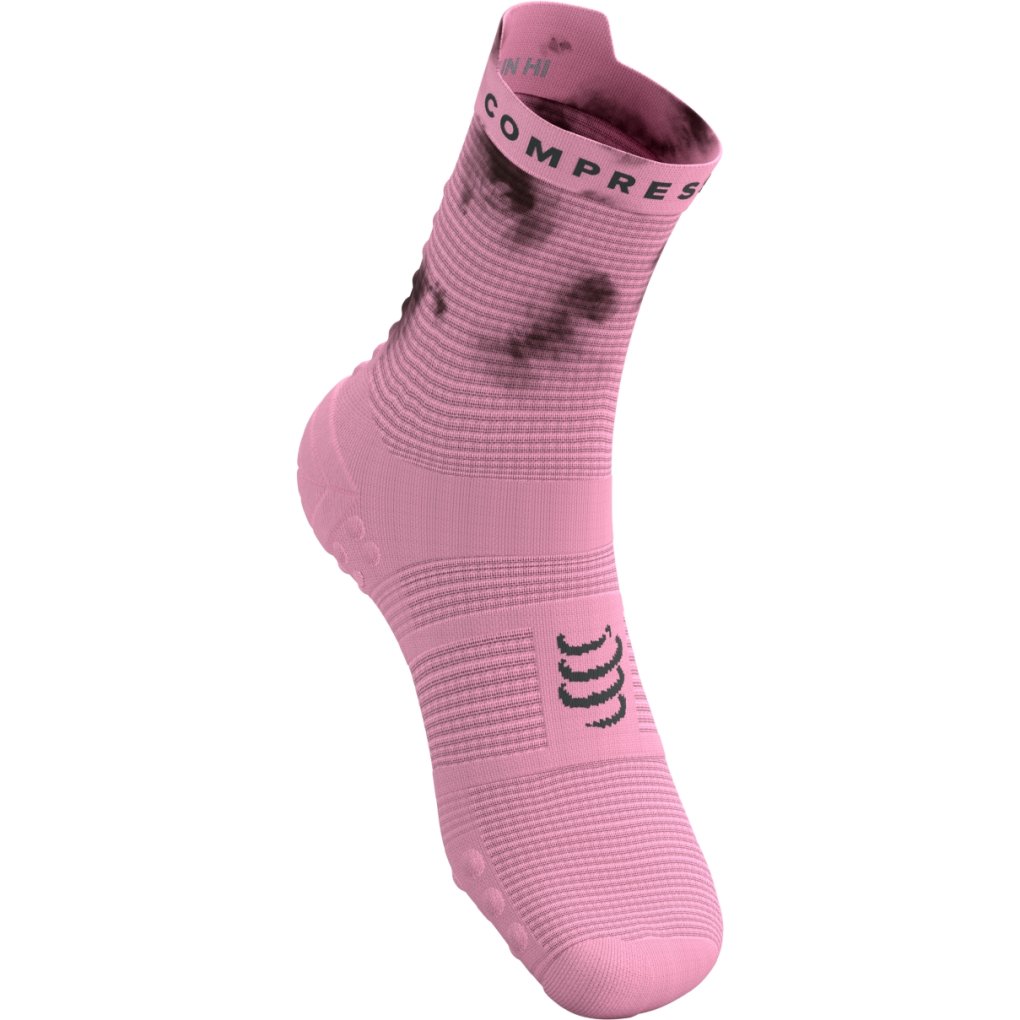 Compressport Pro Racing Compression Socks v4.0 Run High - Eat My Dust! - Darinda - zephyr tie dye
