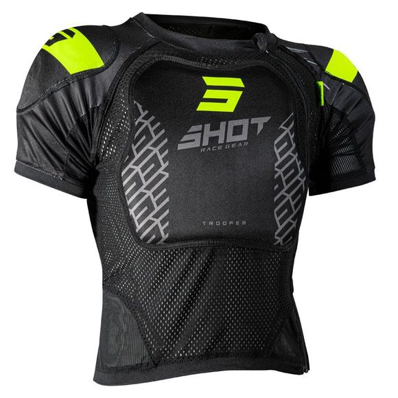 Shot TROOPER 2023 Protective Vest - Black / YellowRef : SO1943