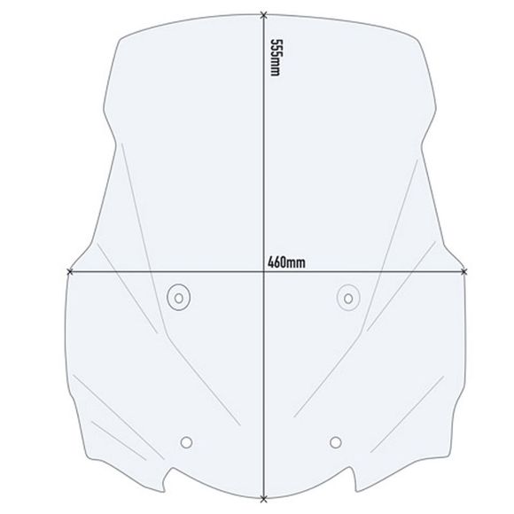 Givi High protection bubble Colorless - ColorlessRef: D5138ST