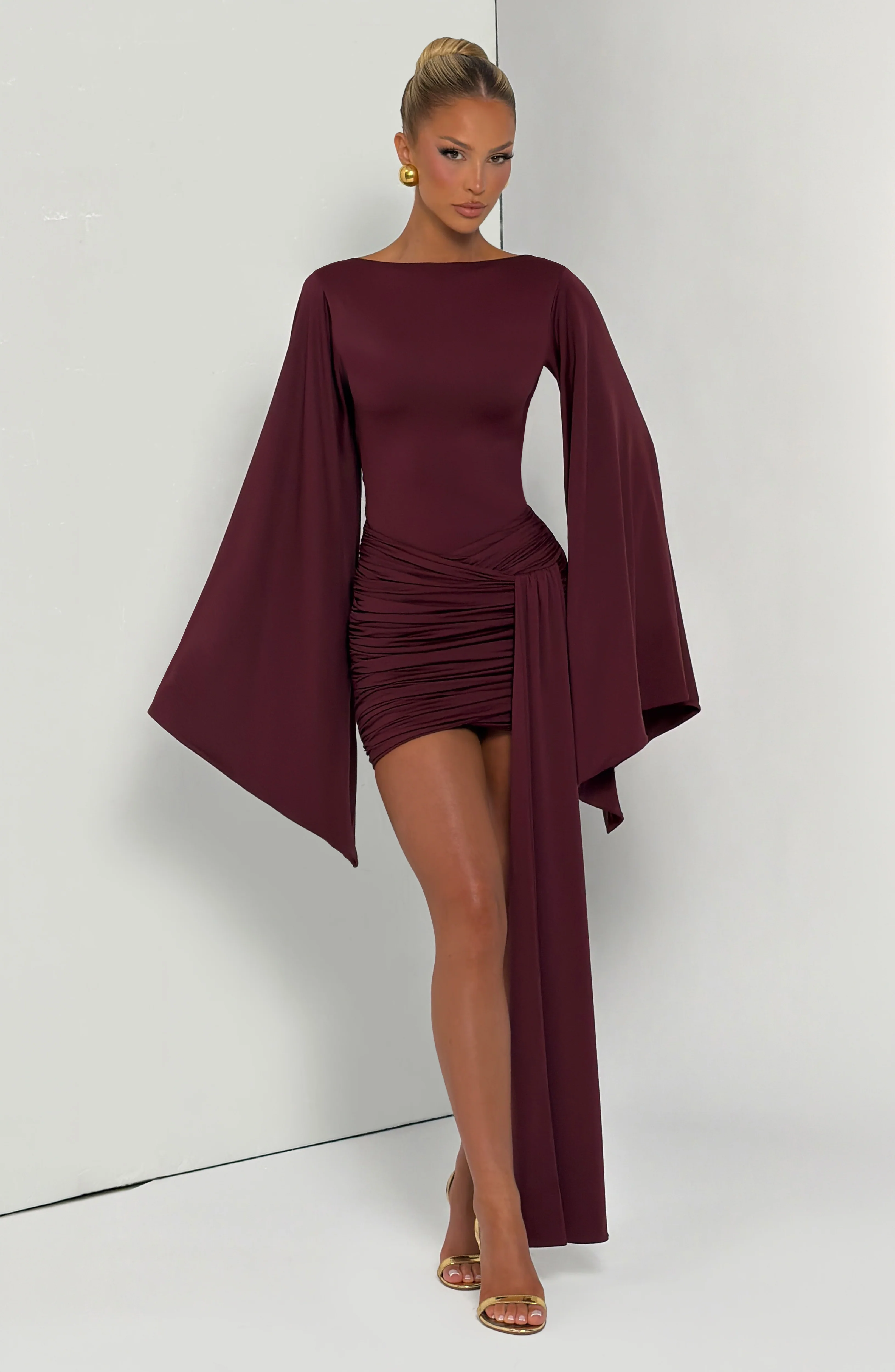 Lucetta Mini Dress - Cherry Lacquer