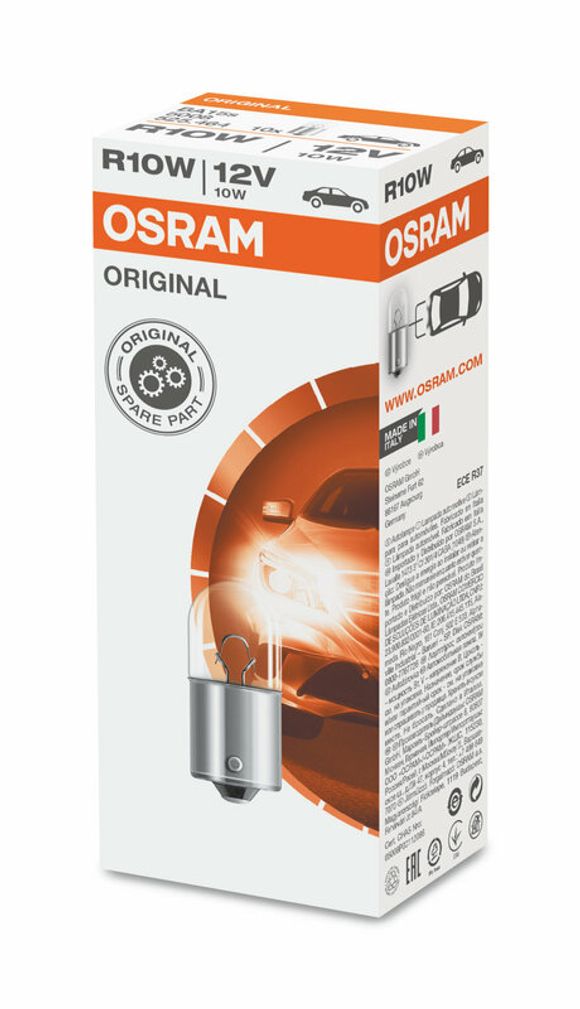 Ampoule Osram Original Line RY10W 12V 10W - x10 UniverselRef : OSRM00072A / 3062598