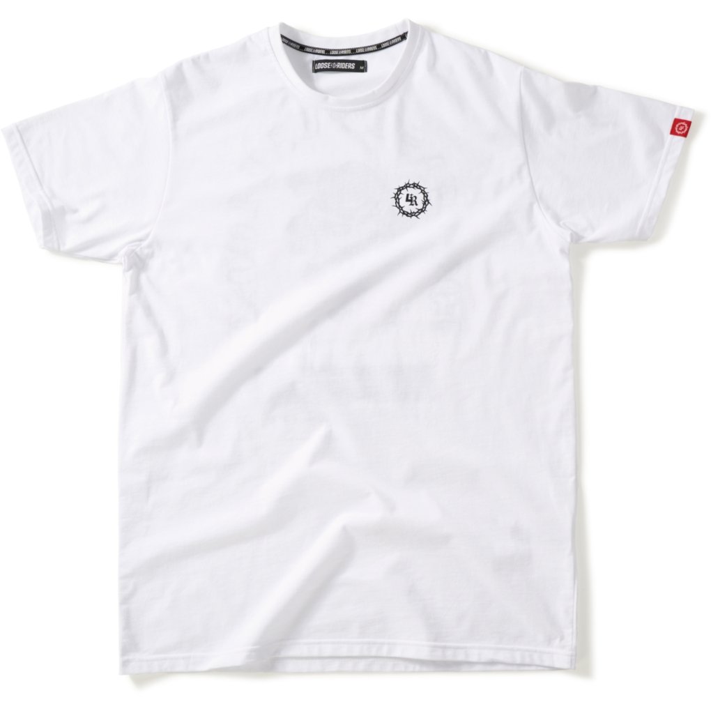 Loose Riders Graphic Tech Tee Men - Hold Fast Stay Loose White