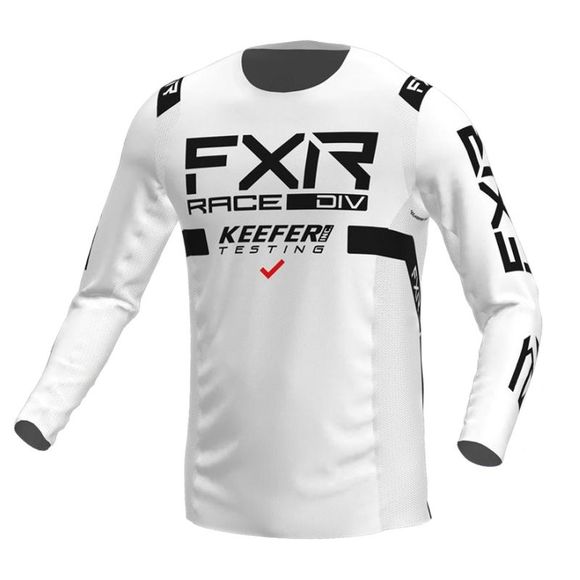 FXR HELIUM MX KEEFER 2022 cross jersey - WhiteRef: FXR0348