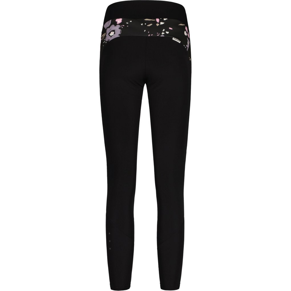 Maloja RaukeM. Adventure Thermal Hybrid Tights Women - deep black brushflower 1113