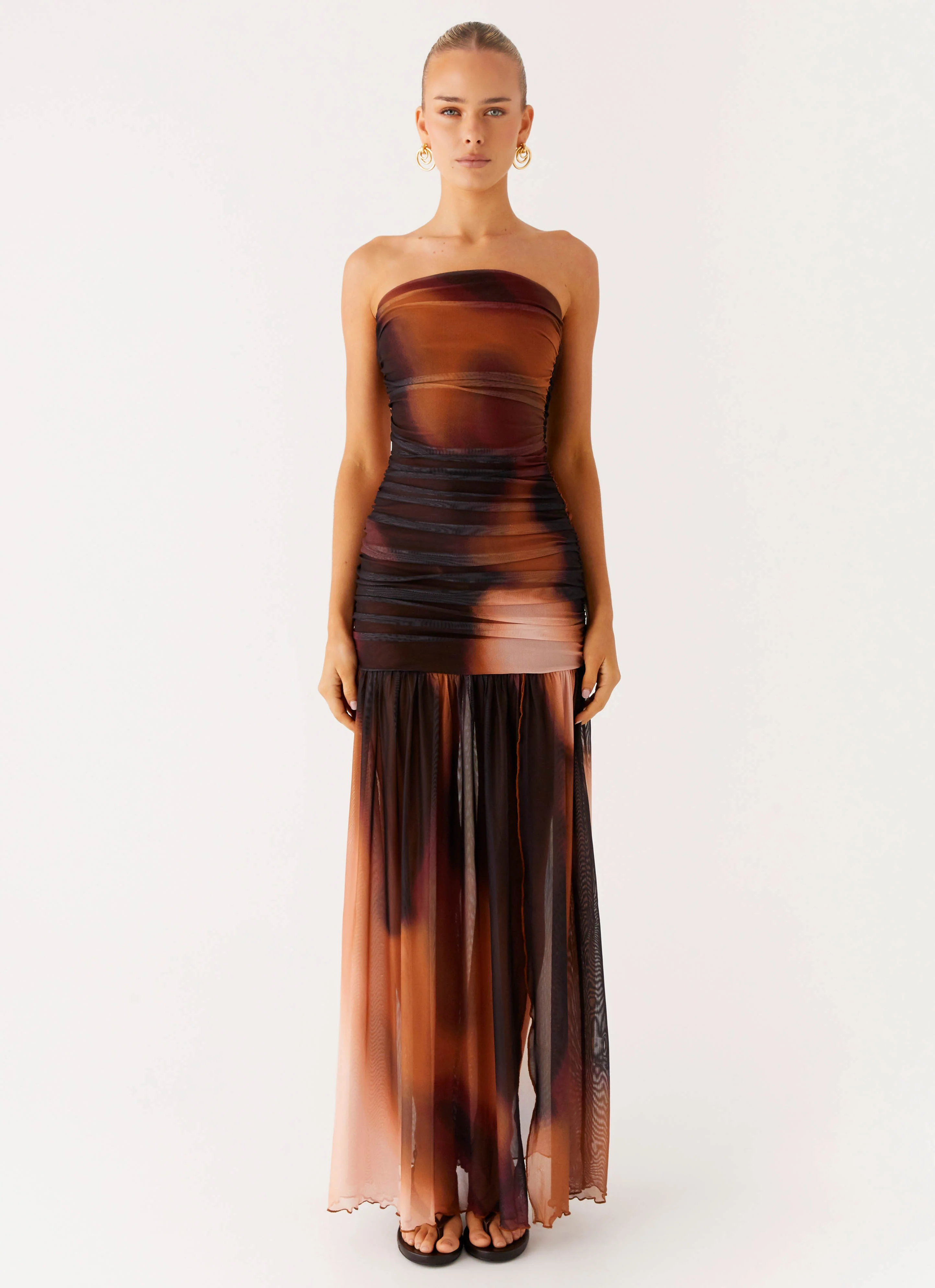 Savaya Maxi Dress - Black Gradient