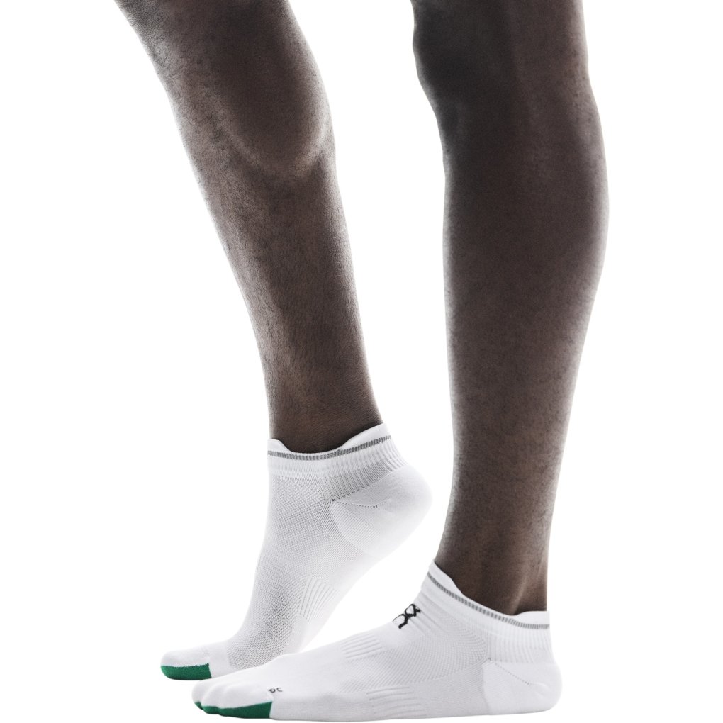 On Elite Run Sock Low - White | Ivory