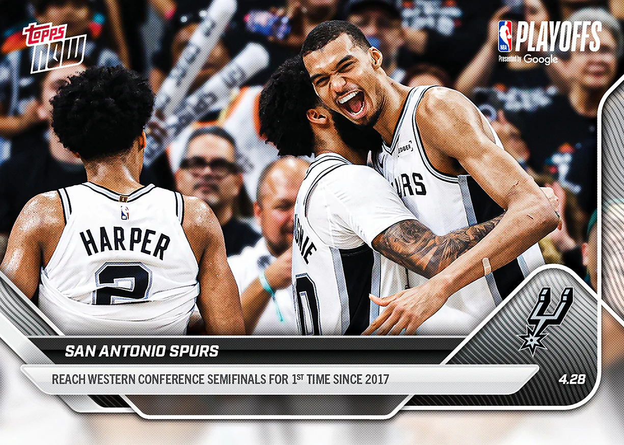 San Antonio Spurs - 2025-26 NBA Topps NOW® - Card 283
