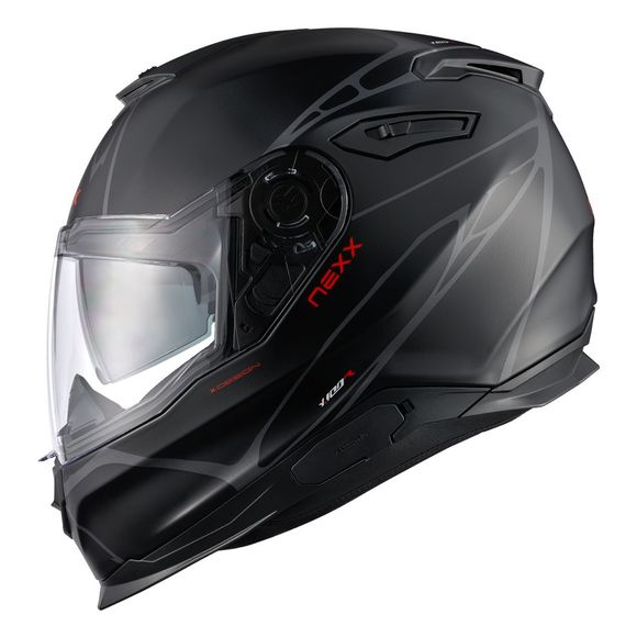 Nexx Y.100 Full-Face Helmet - B-SIDE - Black / GreyRef: NE0614-C54584