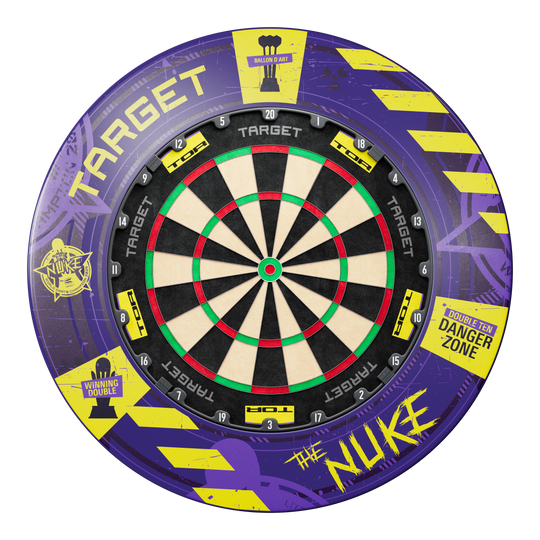 Target Luke Littler World Champion 2025 Surround Goal Steel Dartboard Bundle