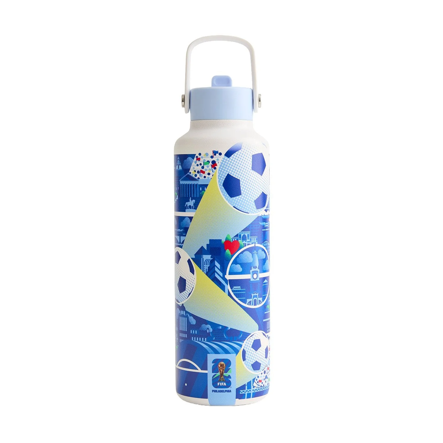 2026 Soccer Fan Collection Philadelphia Poster Water Bottle