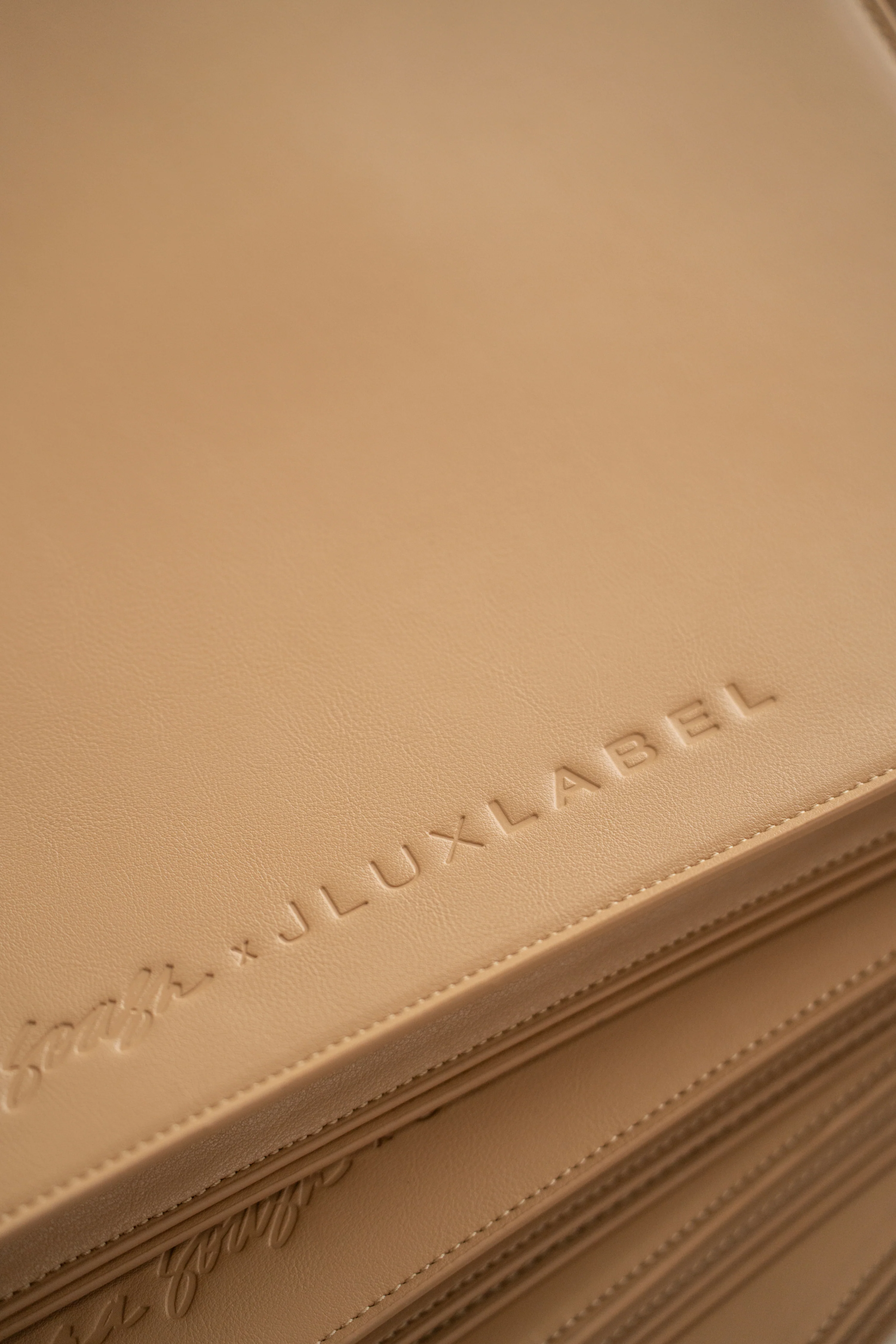 Beige TATIANA SOASH x JLUXLABEL Dreams & Plans Catch All Bag