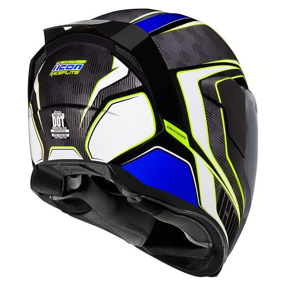 Icon AIRFLITE - RACEFLITE Full-Face Helmet - BlueRef: IC0743
