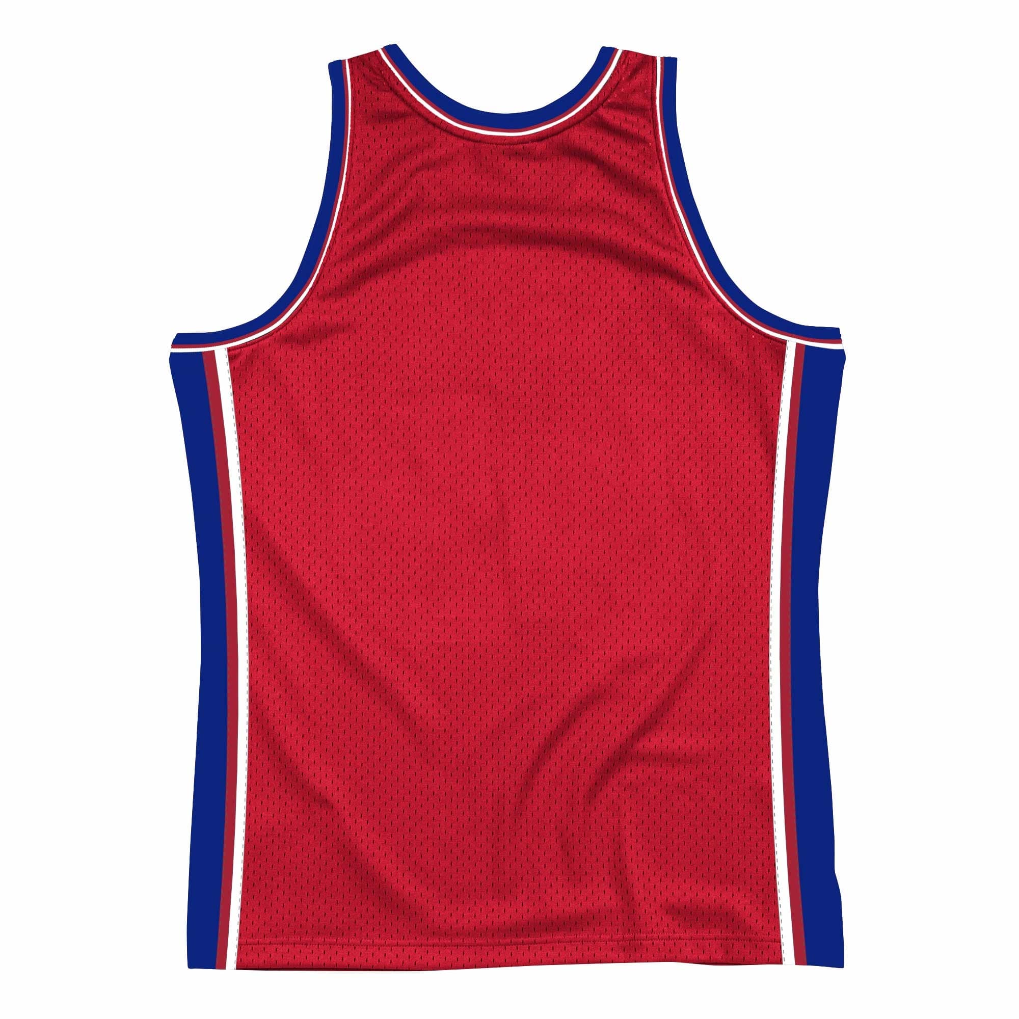 Detroit Pistons Big Face 2.0 Mitchell & Ness NBA Jersey Red