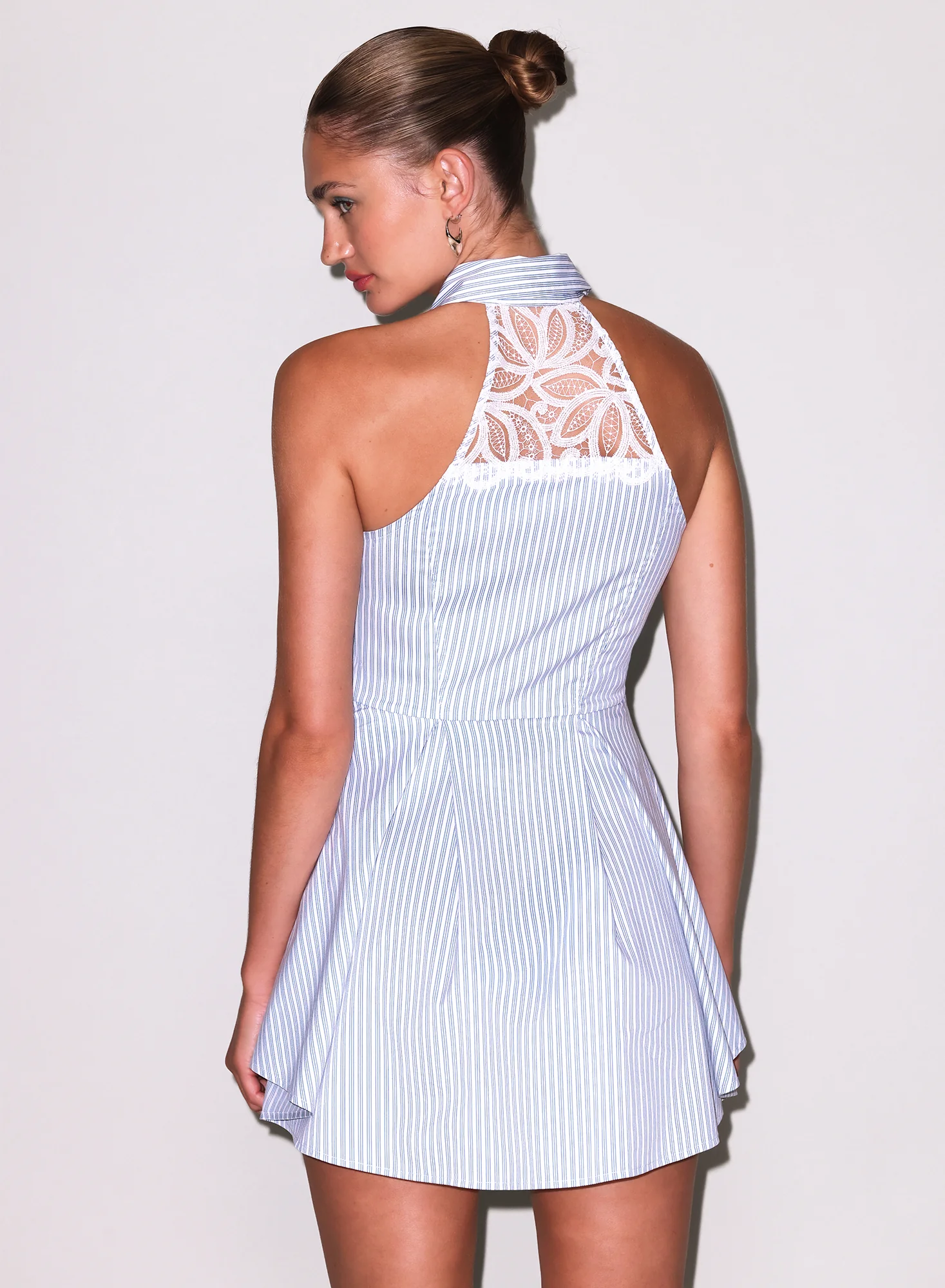Poplin Halter Dress