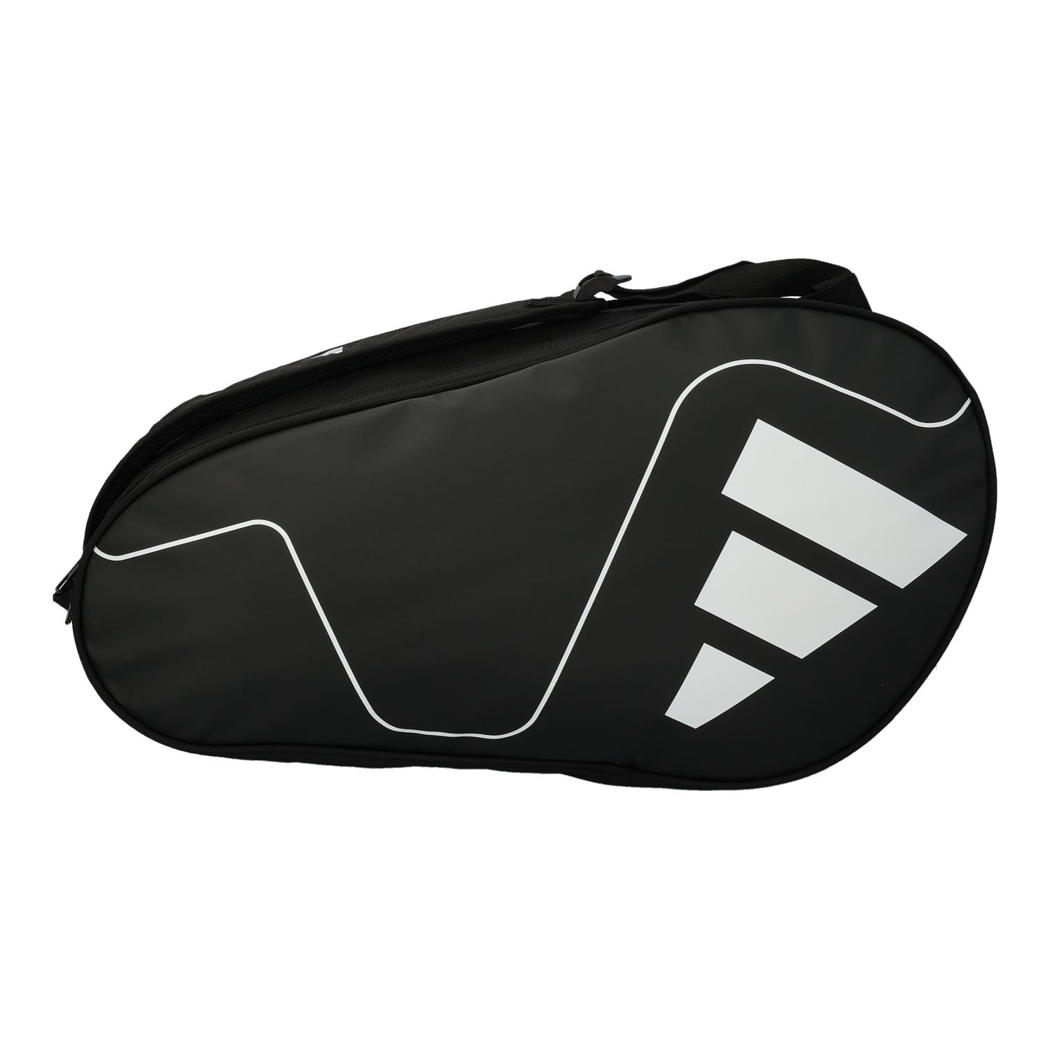 BLACK AND WHITE ADIDAS CARBON CONTROL PADEL BAG