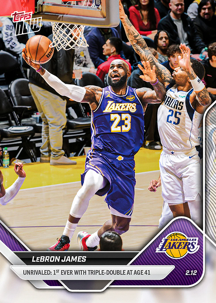LeBron James - 2025-26 NBA Topps NOW® - Card 172 - PR: 2602