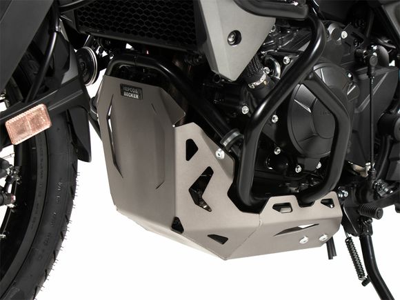 Hepco & Becker aluminum engine guard - Alu/anodised aluminum?HONDA 750 XL 750 TRANSALP - 2025Ref: Hbe06617A / 8109556 00 12