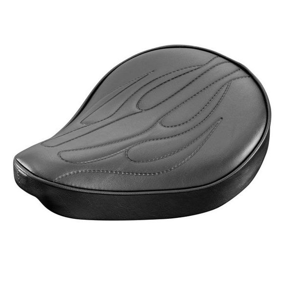 Highway Hawk Solo Old skool flame Universal comfort saddle - BlackRef: HIG0201 / 53-183