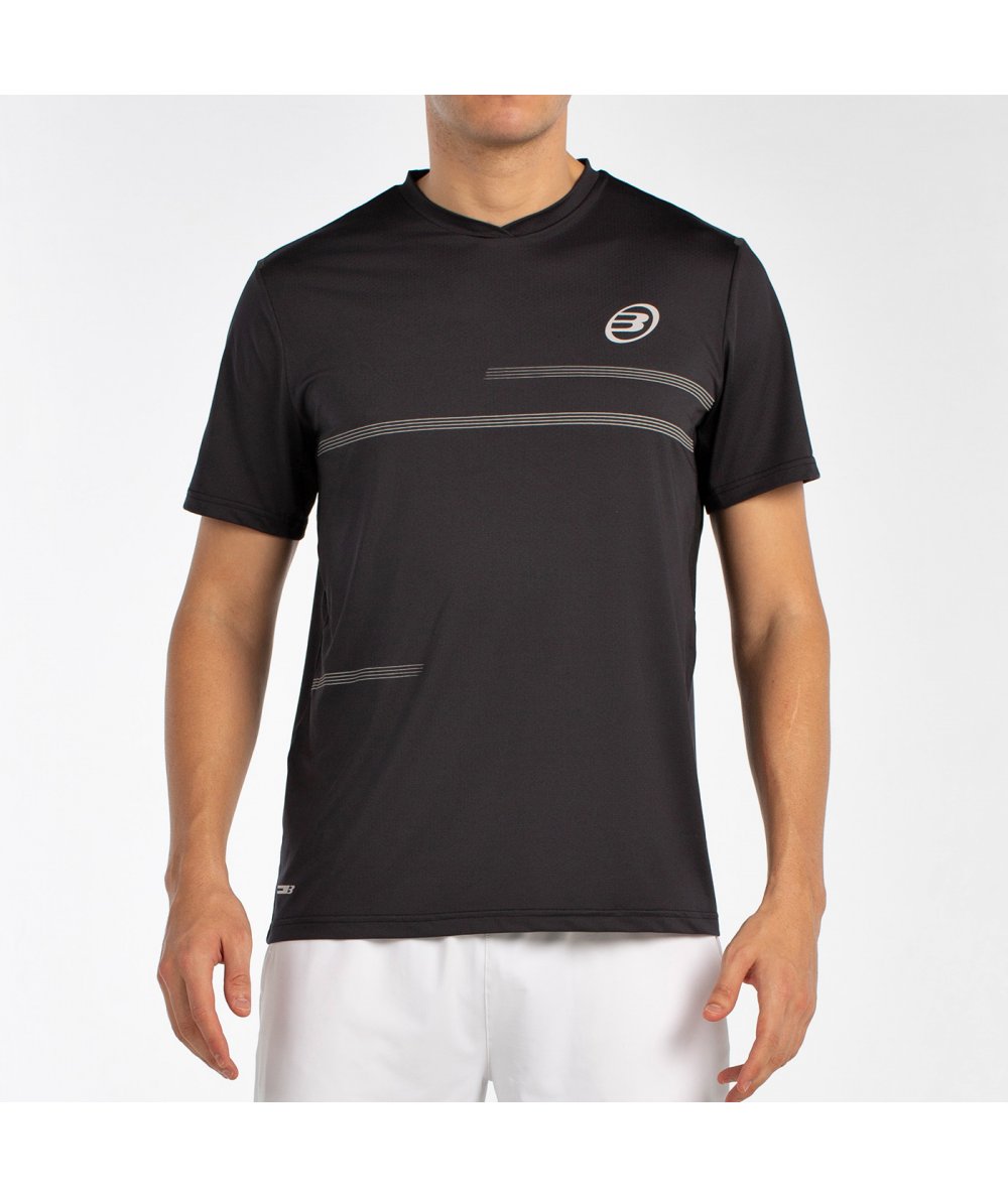 BULLPADEL MONTUNO BLACK T-SHIRT