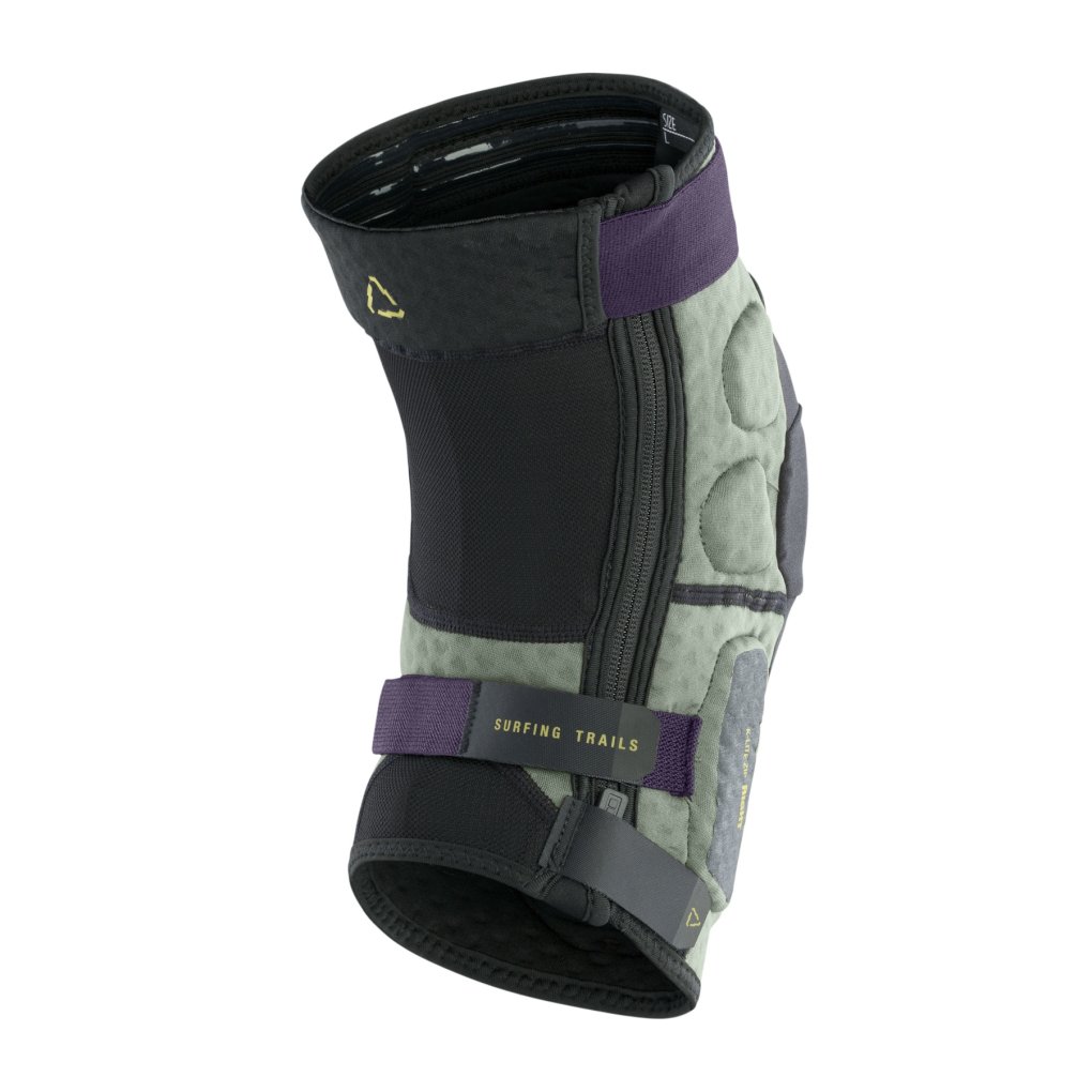 ION Bike Protection K-Lite Zip Knee Guards - Sea Grass