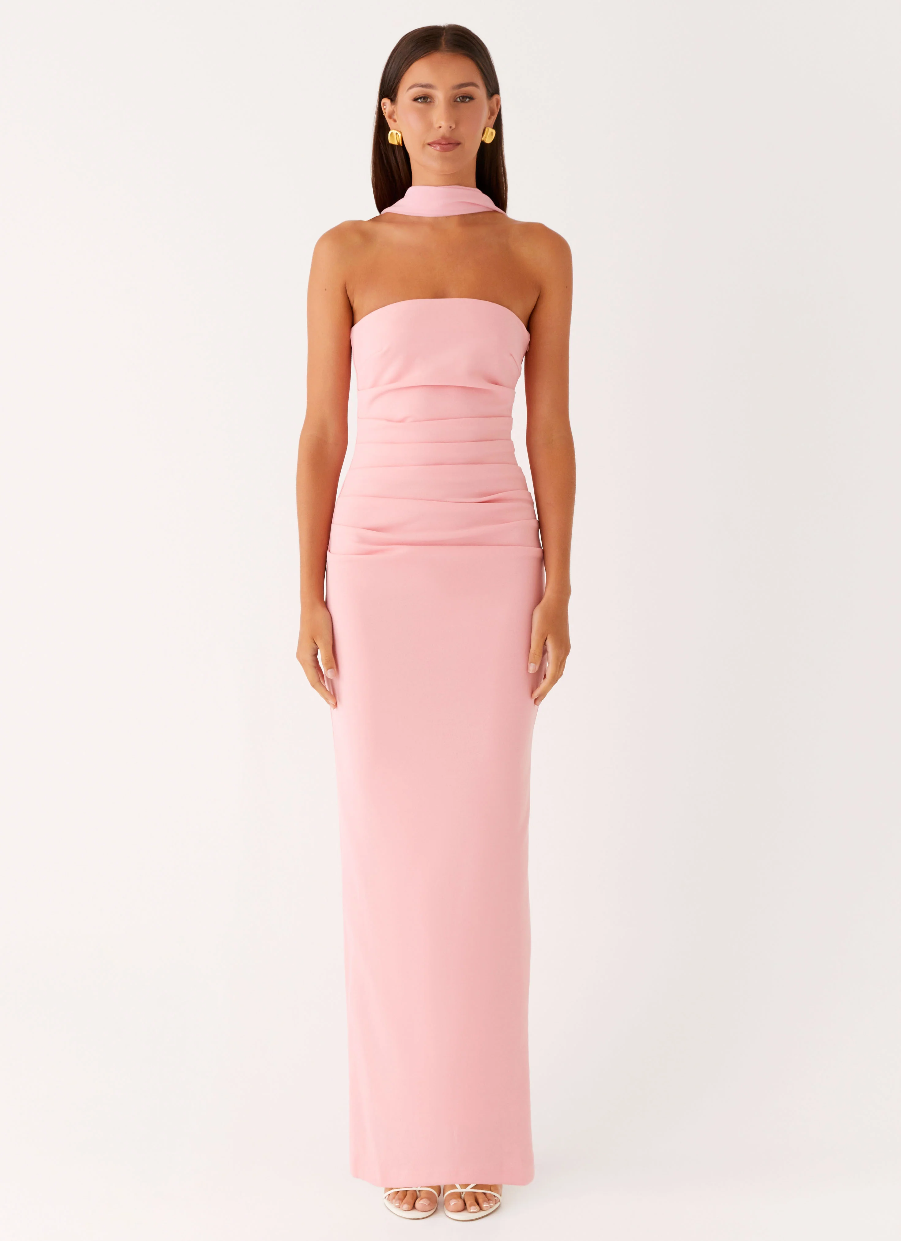 Libra Maxi Dress - Pink