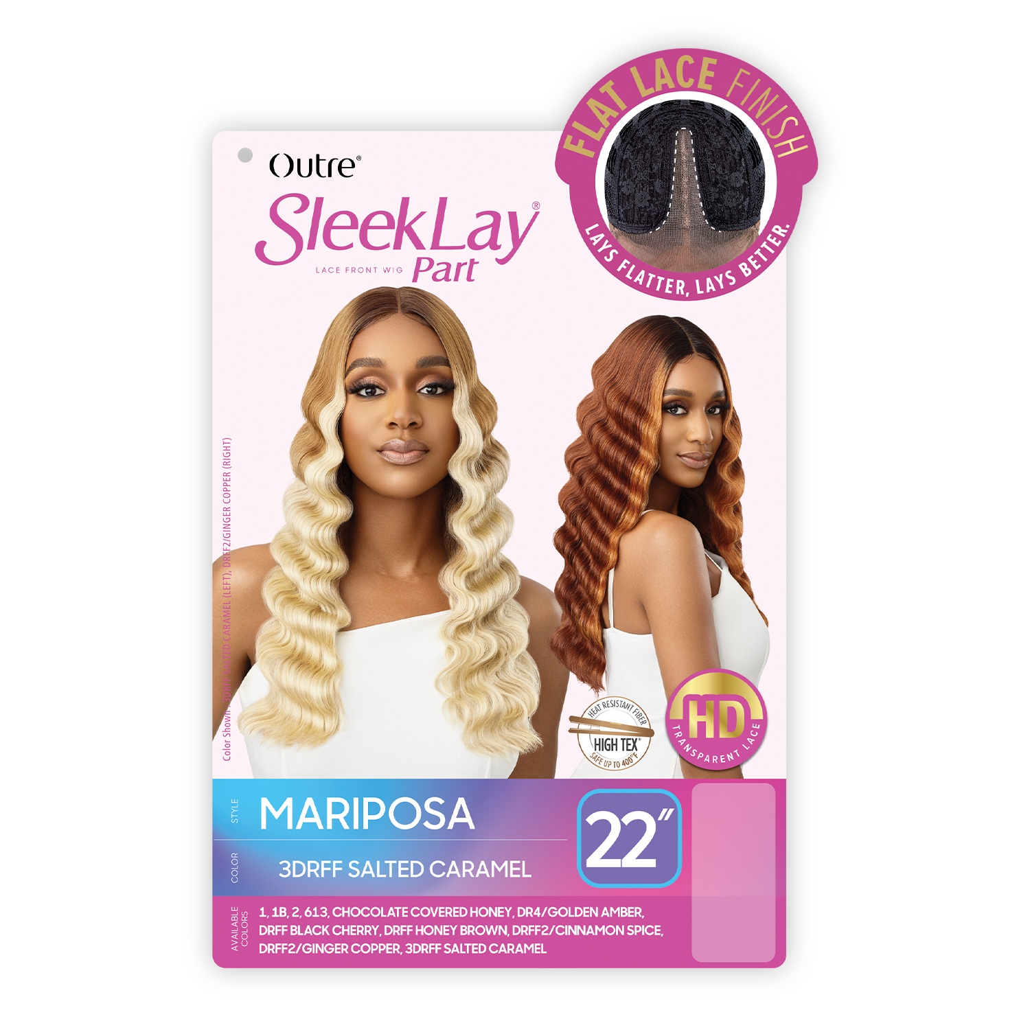 Outre HD Lace Front Wig SleekLay Part Mariposa
