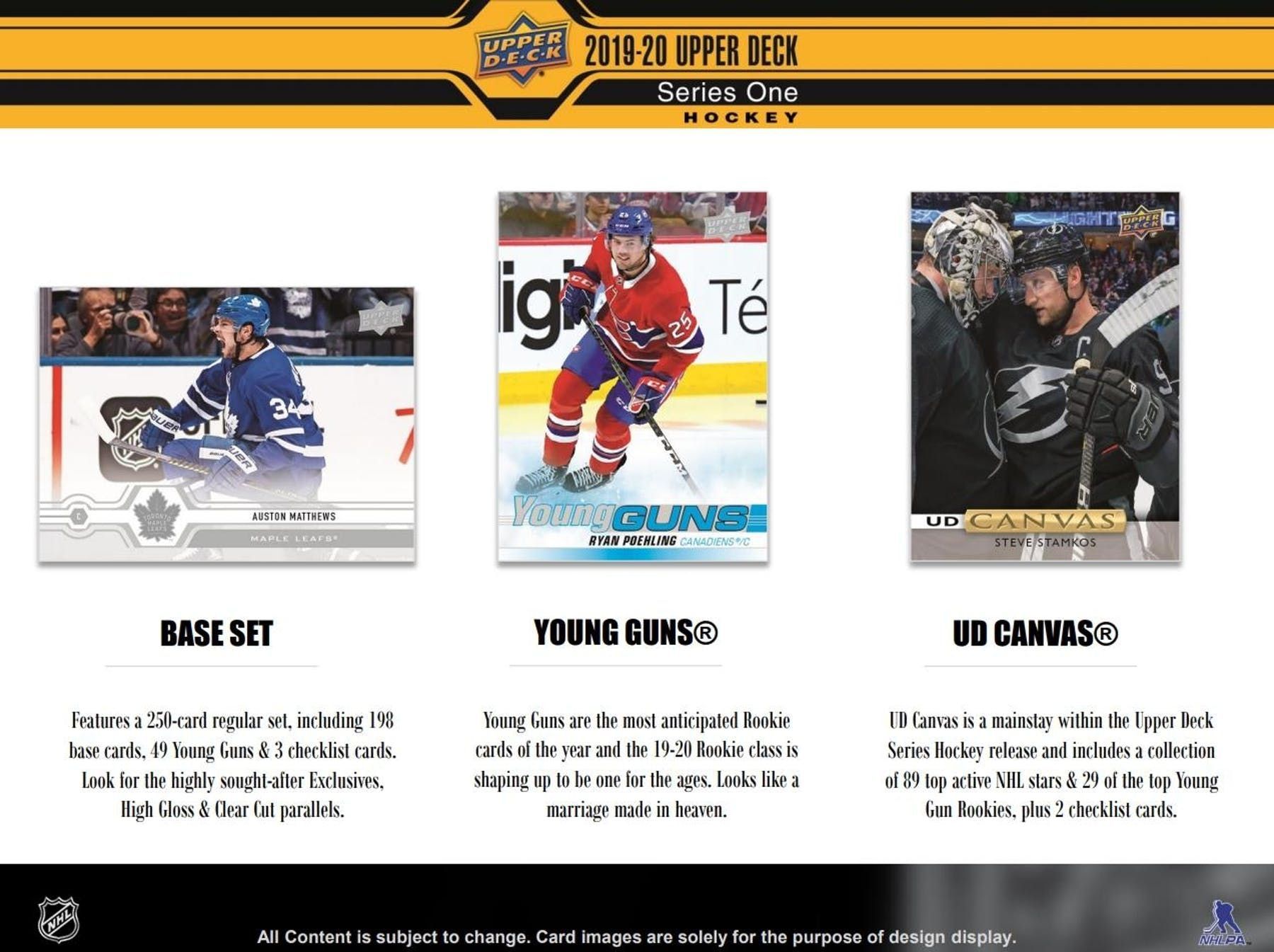 2019/20 Upper Deck Series 1 Hockey Hobby Box NHL